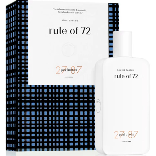 Парфюмированная вода унисекс 27 87 Perfumes Rule of 72 87 мл