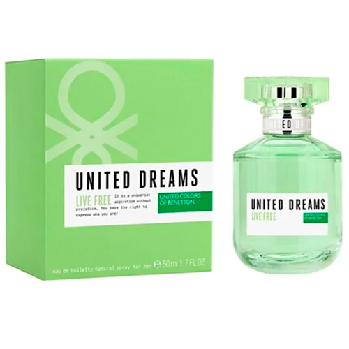 Женская туалетная вода United Colors of Benetton United Dreams Live Free 50 мл