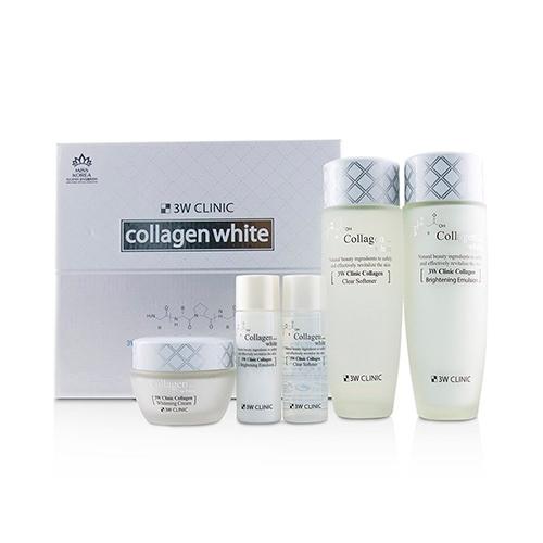 3W Clinic Набор для осветления кожи лица Collagen White Skin Care