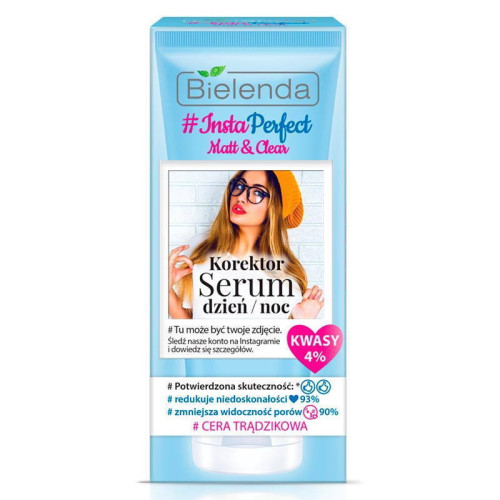 Bielenda Интенсивная сыворотка-корректор для проблемной кожи лица Insta Perfect Matt & Clear
