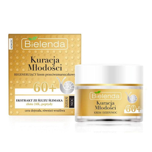 Bielenda Регенерирующий крем для лица против морщин со слизью улитки 60+ Kuracja Mlodos