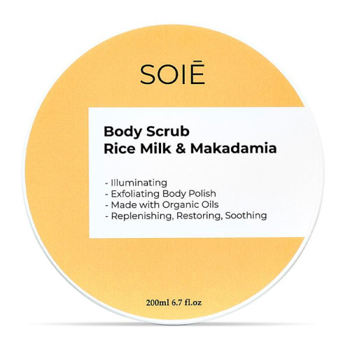 Soie Скраб-пилинг для тела Rice Milk & Macadamia