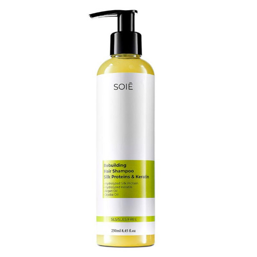 Soie Шампунь-ванна для волос восстанавливающий Silk Proteins & Keratin