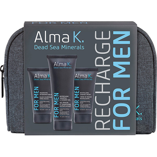 Alma K. Мужской дорожный набор для ухода за лицом и телом Recharge Alma K. Мужской дорожный набор для ухода за лицом и телом Recharge