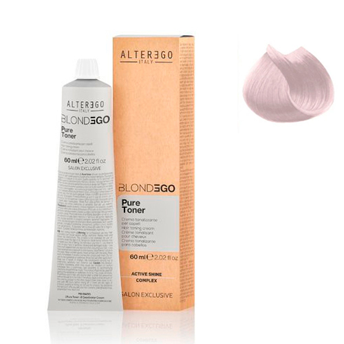 Alter Ego Безаммиачная тонирующая крем-краска BlondEgo Pure Toner Білий крижаний