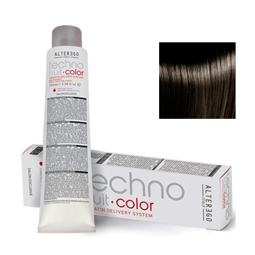 Alter Ego Перманентная крем-краска для волос TechnoFruit Color Permanent Hair Coloring Cream 6/00 темний русявий насичений