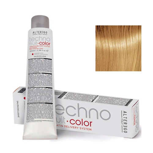 Alter Ego Перманентная крем-краска для волос TechnoFruit Color Permanent Hair Coloring Cream 8/3 світлий блондин золотистий