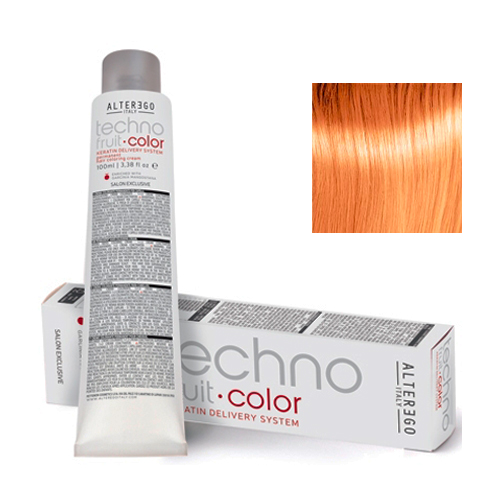 Alter Ego Перманентная крем-краска для волос TechnoFruit Color Permanent Hair Coloring Cream 9/04 світлий блондин натуральний мідний