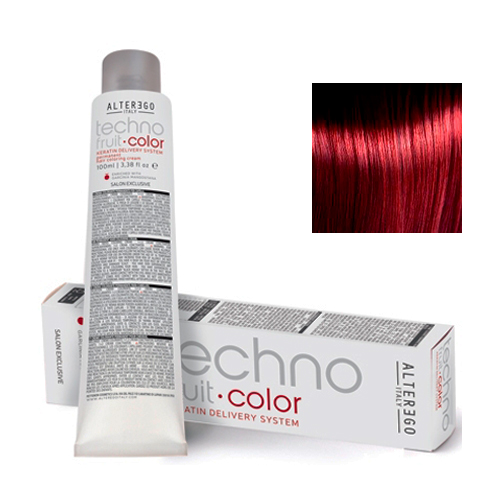 Alter Ego Перманентная крем-краска для волос TechnoFruit Color Permanent Hair Coloring Cream 7/6 русявий червоний