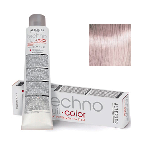 Alter Ego Перманентная крем-краска для волос TechnoFruit Color Permanent Hair Coloring Cream 11/21 супер світлий блондин ірисовий попелястий