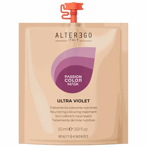 Alter Ego Тонирующая питательная маска для волос Passion Color Mask фіолетовий 50 мл