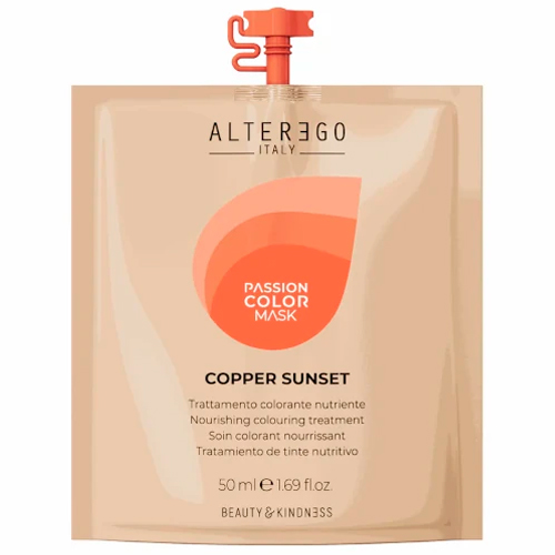Alter Ego Тонирующая питательная маска для волос Passion Color Mask помаранчевий 50 мл