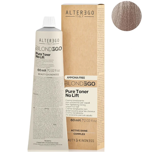 Alter Ego Безаммиачная тонирующая крем-краска для волос BlondEgo No Lift Pure Toner 02 натуральний ірис