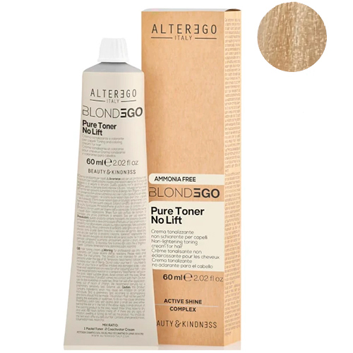 Alter Ego Безаммиачная тонирующая крем-краска для волос BlondEgo No Lift Pure Toner 32 золотистий ірис