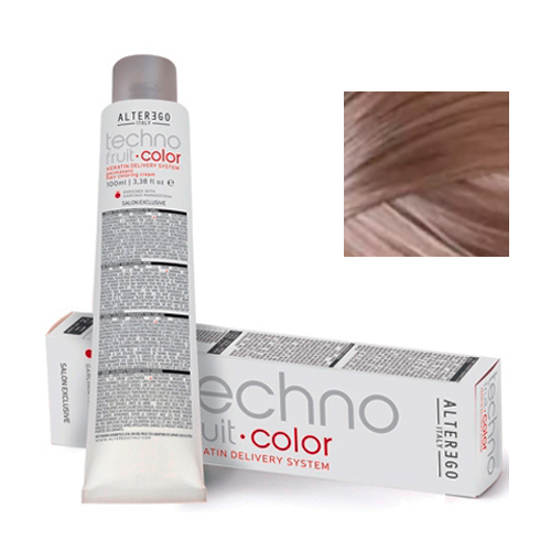 Alter Ego Перманентная крем-краска для волос TechnoFruit Color Permanent Hair Coloring Cream 9/01 світлий блондин натуральний попелястий