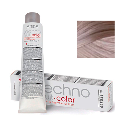 Alter Ego Перманентная крем-краска для волос TechnoFruit Color Permanent Hair Coloring Cream 10/01 платиновий блондин натуральний попелястий