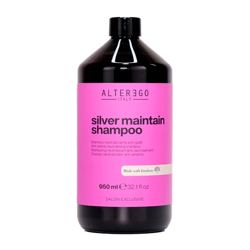 Alter Ego Шампунь против желтизны окрашенных и светлых волос Length Treatments Silver Maintain Shampoo 950 мл