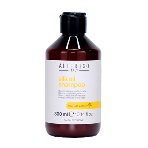 Alter Ego Шампунь для блеска густых и пористых волос с эффектом шёлка Length Treatments Silk Oil Shampoo 300 мл