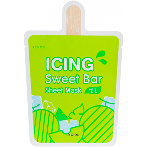A'pieu Увлажняющая тканевая маска для лица с экстрактом дыни Icing Sweet Bar