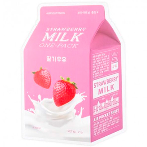 A'pieu Тканевая маска для лица Strawberry Milk One Pack