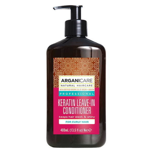 Arganicare Несмываемый кондиционер для кучерявых волос Keratin