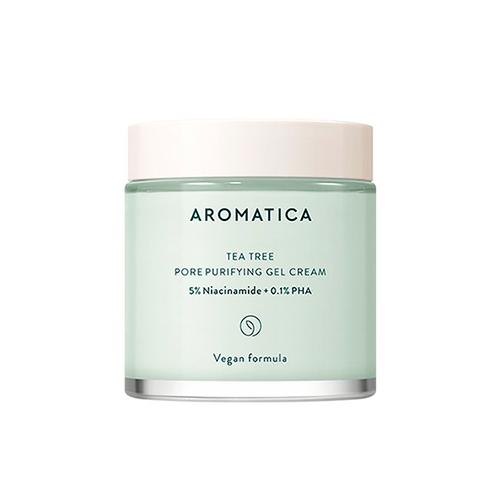 Aromatica Легкий гелевый крем для жирной кожи лица на основе чайного дерева и кислот