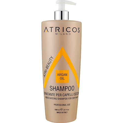 Atricos Увлажняющий шампунь для сухих волос с аргановым маслом Atri-Beauty 1000 мл