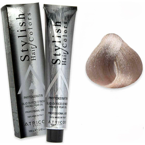 Atricos Стойкая краска для волос Stylish Hair Colors 9.1 дуже світлий попелястий