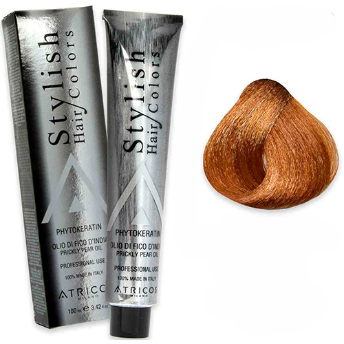 Atricos Стойкая краска для волос Stylish Hair Colors 8.3 світло-русявий золотистий блонд