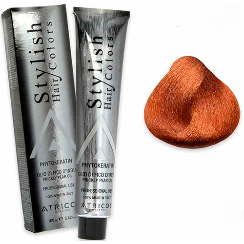 Atricos Стойкая краска для волос Stylish Hair Colors 8.4 світло-мідний блонд