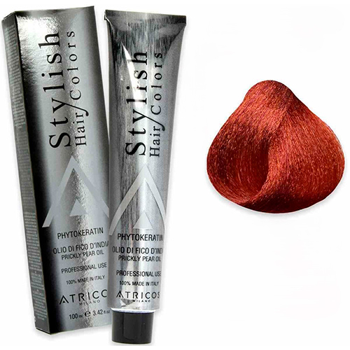 Atricos Стойкая краска для волос Stylish Hair Colors 8.66 мідно-червоний
