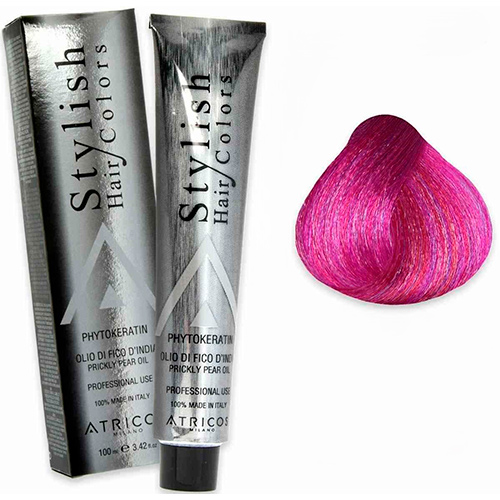 Atricos Стойкая краска для волос Stylish Hair Colors цикламен