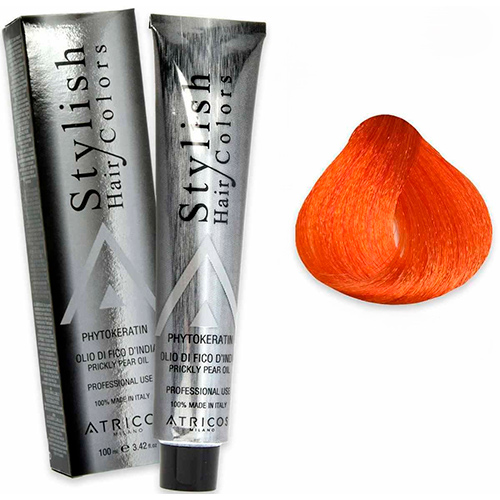 Atricos Стойкая краска для волос Stylish Hair Colors помаранчевий