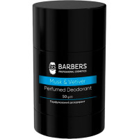 Barbers Парфюмированный дезодорант для мужчин Musk & Vetiver Barbers Парфюмированный дезодорант для мужчин Musk & Vetiver