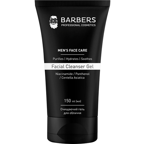 Barbers Мужской очищающий гель для лица