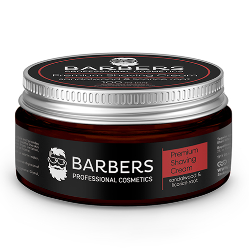 Barbers Крем для бритья с успокаивающим эффектом Sandalwood-Licorice Root