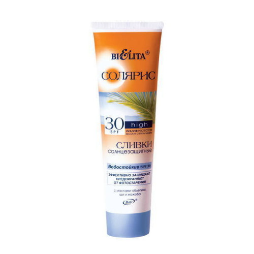 Белита - Витэкс Солнцезащитные водостойкие сливки SPF 30 Солярис
