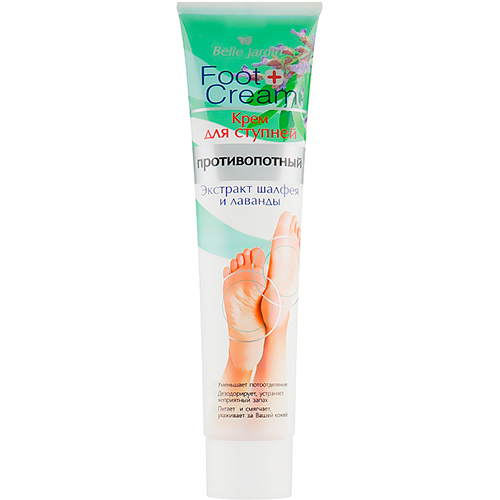 Belle Jardin Крем для стоп против потливости с экстрактом шалфея и лаванды Foot Cream