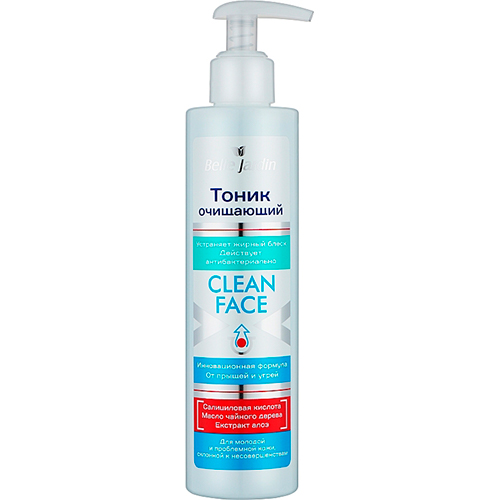Belle Jardin Очищающий тоник для лица от прыщей Clean Face