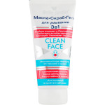Belle Jardin Маска-скраб-гель для умывания 3 в 1 от прыщей Clean Face