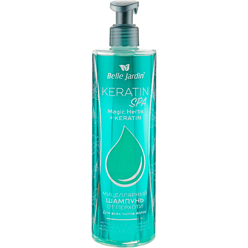 Belle Jardin Мицеллярный шампунь для волос от перхоти Magic Herbs + Keratin