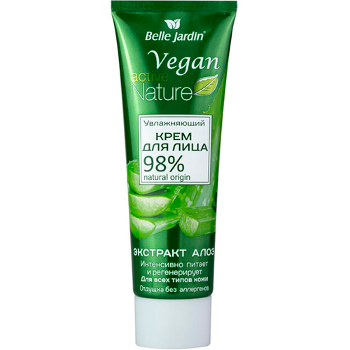 Belle Jardin Увлажняющий крем для лица с экстрактом алоэ вера Vegan Active Nature