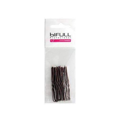 Bifull Professional Шпильки гофрированные, 55 мм Hair Pins Invisible Bronze