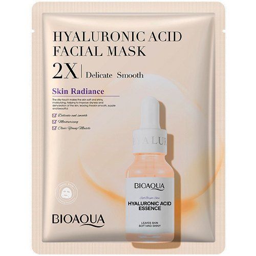 Bioaqua Интенсивно увлажняющая тканевая маска для лица с Гиалуроновой кислотой Skin Radiance