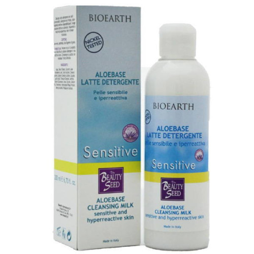 Bioearth Очищающее молочко для чувствительной кожи Aloebase Sensitive