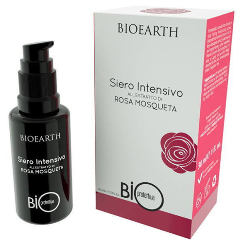 Bioearth Интенсивная сыворотка для лица на основе масла розы москета Bioprotettiva