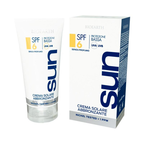 Bioearth Крем-бронзер для загара SPF 6 Sun