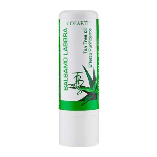 Bioearth Бальзам для губ з екстрактом чайного дерева та алое вера The Beauty Seed