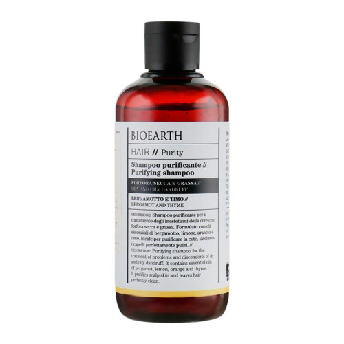 Bioearth Заспокійливий шампунь для волосся проти лупи Hair