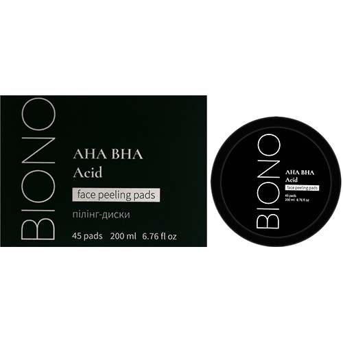 Biono Пилинг-диски для лица с кислотами АНА и ВНА